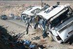 آخرین وضعیت مصدومان واژگونی اتوبوس محور فیروزآباد – کوار | ۵ نفر هنوز بستری‌اند