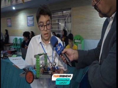 حضور درخشان دانش‌آموز ممتاز کواری در مرحله استانی طرح جابربن حیان