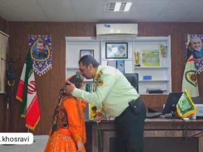 تقدیر نونهال قشقایی از مأموران خدوم نیروی انتظامی کوار در هفته ناجا