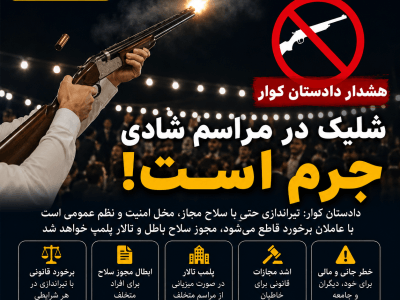 هشدار جدی دادستان کوار؛ تیراندازی در مراسم عروسی جرم است